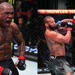 Jamahal Hill punches Thiago Santos inside the UFC Octagon