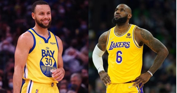 Stephen Curry and LeBron James
