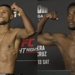 Youssef Zalal weighs in for UFC San Diego