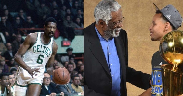 Bill Russell and Stephen Curry