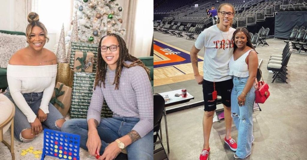 Brittney and wife Cherelle Griner
