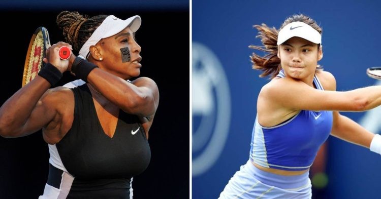 Serena Williams and Emma Raducanu
