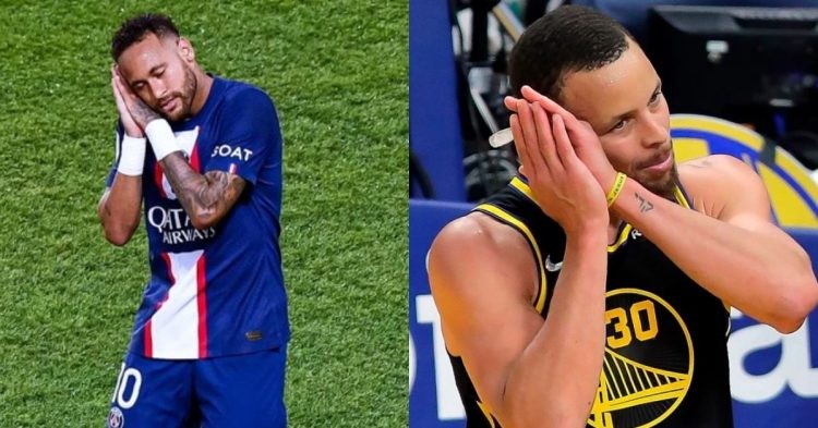 Neymar Jr and Stephen Curry
