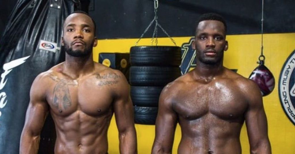 Leon Edwards with his brother Fabian (Credit: Twitter)