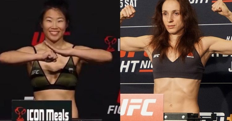 Lucie Pudilova weighs in for UFC event
