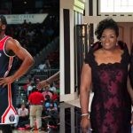 John Wall with his mother Frances Pulley