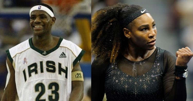 LeBron James and Serena Williams