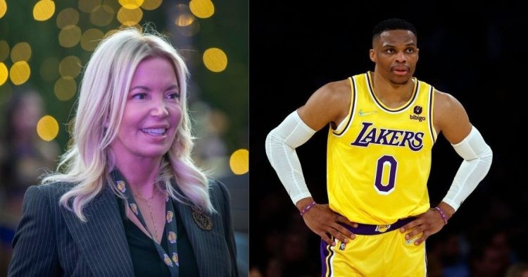 Jeannie Buss and Russell Westbrook