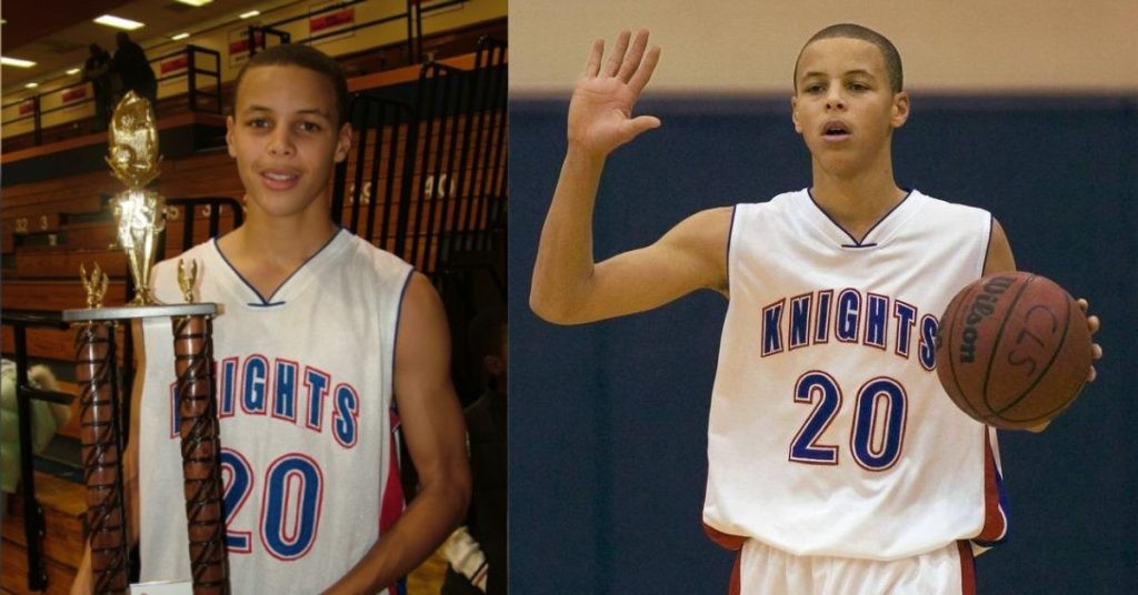 Stephen Curry in high school