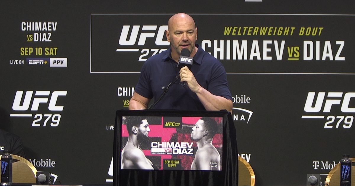 Dana White cancels UFC 279 press conference after the brawl