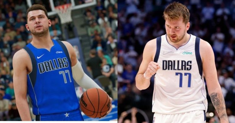 Luka Doncic in NBA 2K23