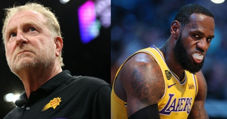 NBA superstar LeBron James and Phoenix Suns owner Robert Sarver
