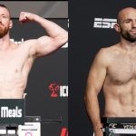Joe Pyfer weighs in ahead of his UFC Vegas 60 fight