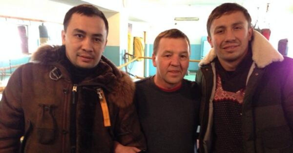 Gennady Golovkin with his twin brother Maxim