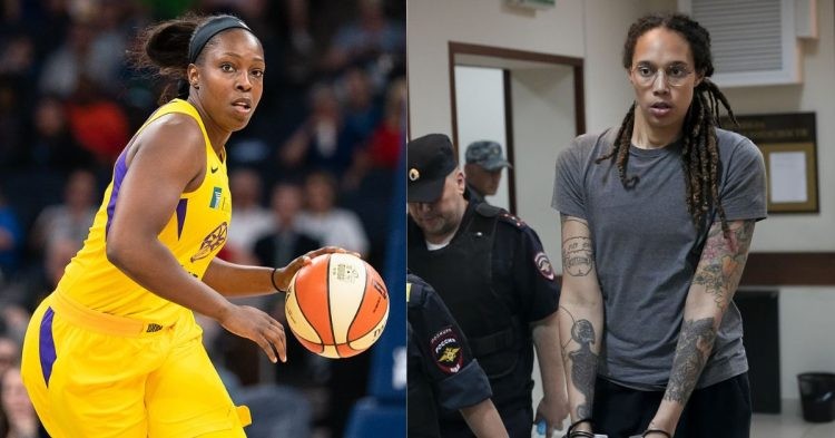 WNBA stars Chelsea Gray and Brittney Griner
