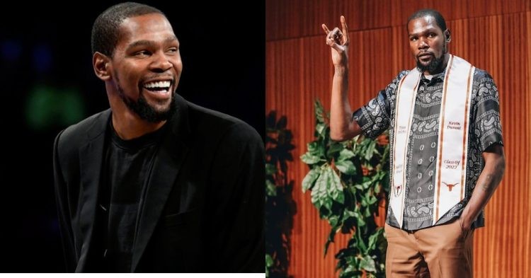 Kevin Durant at University of Texas hall of honor ceremony