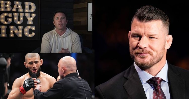 Michael Bisping gives the 'bad guy' award to Khamzat Chimaev from Chael Sonnen