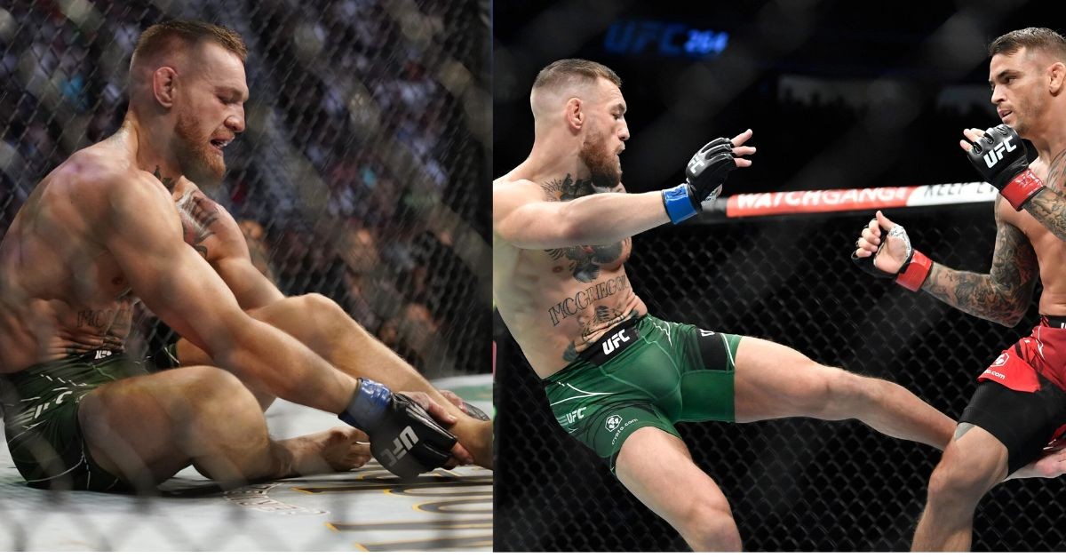 Conor McGregor suffered a brutal leg injury against Dustin Poirier at UFC 264