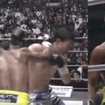 Floyd Mayweather punches Mikuru Asakura