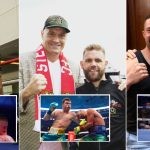 Tyson Fury with Issac Lower, Billy Joe Saunders and Joseph Parker