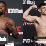 Sodiq Yusuff weighs in for UFC event