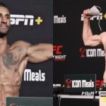 Mike Davis weighs in for UFC event
