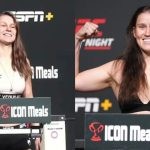 Chelsea Chandler weighs in at UFC Vegas 61