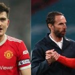 Harry Maguire and Gareth Southgate