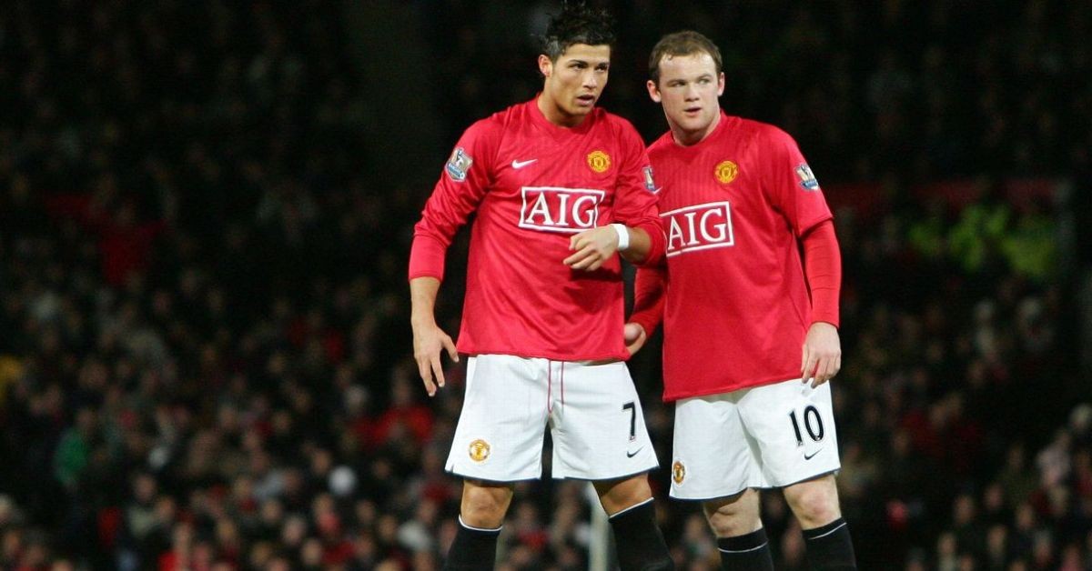 Wayne Rooney and Cristiano Ronaldo