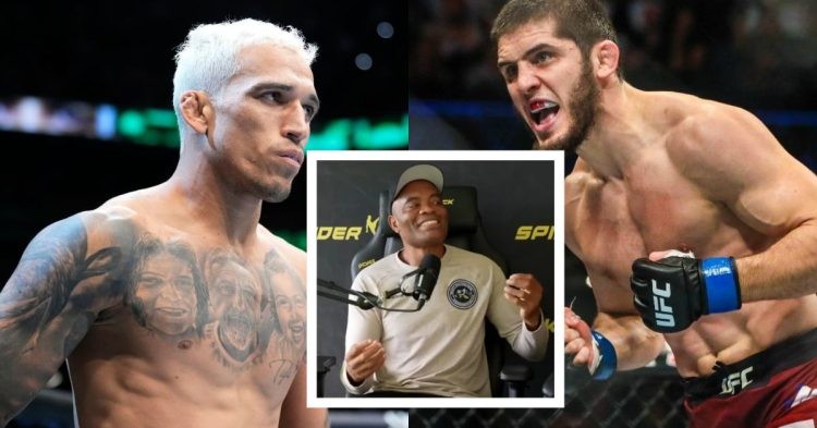 Anderson Silva predicts who will win between Charles Oliveira and Islam Makhachev