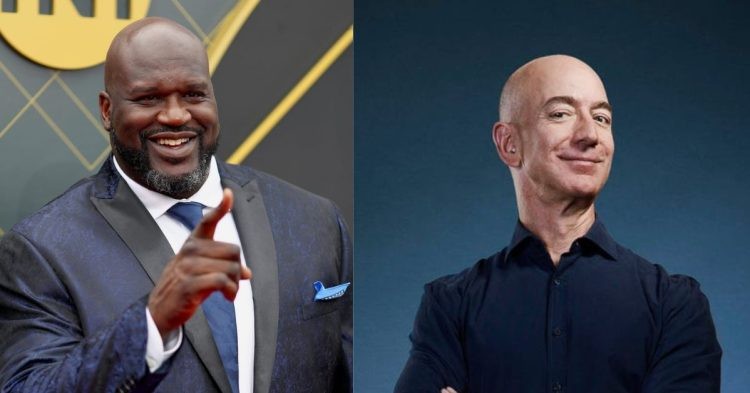 Shaquille O'Neal and Jeff Bezos