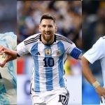 Di Maria, Lionel Messi and Dybala