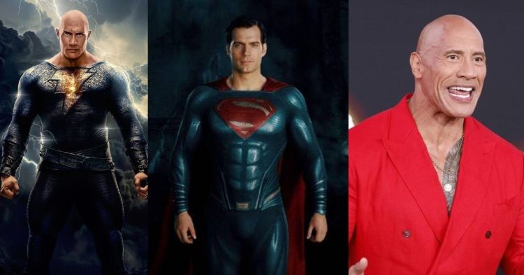 Dwayne Johnson Spoils Upcoming DC Film Teases Henry Cavill’s Superman Returning to DCEU