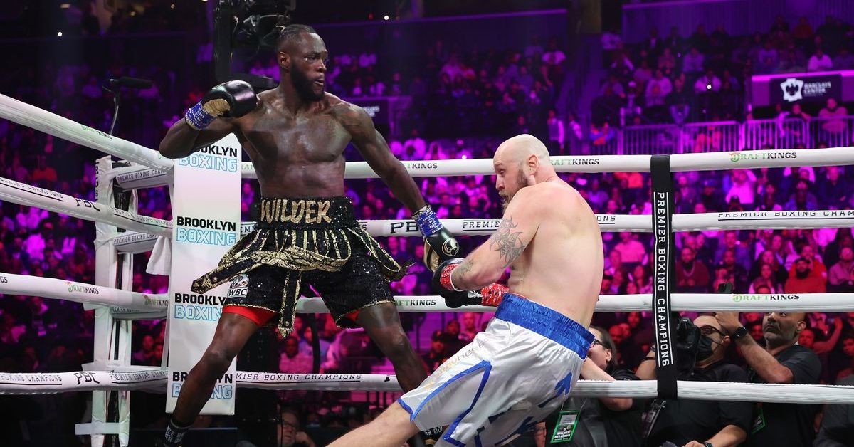 Deontay Wilder makes his return with a spectacular KO of Robert Helenius