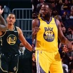 Draymond Green and Jordan Poole for Golden State Warriors