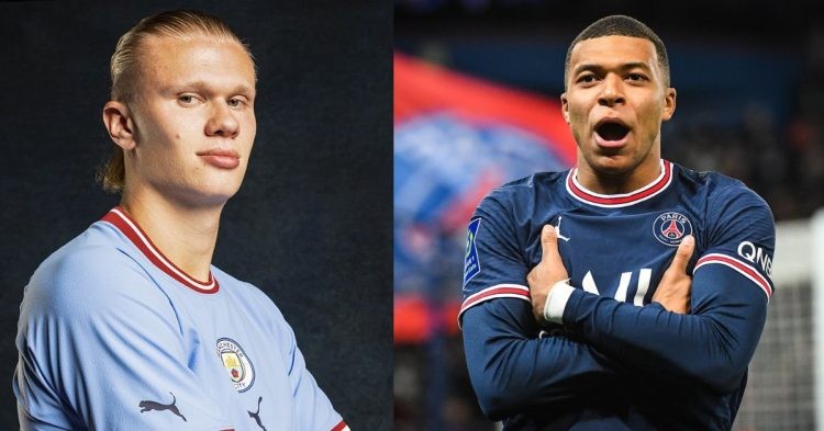 Kylian Mbappe and Erling Haaland
