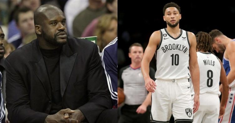 Shaquille O'Neal and Ben Simmons