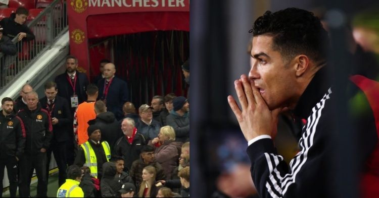 Cristiano Ronaldo walks out of Old Trafford