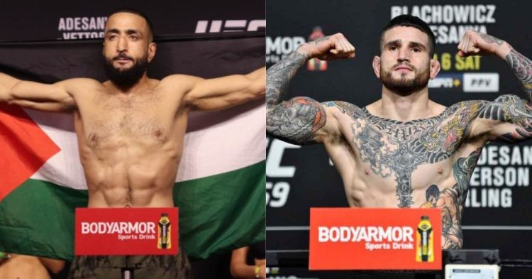 Belal Muhammad weighs in ahead of his UFC 263 fight