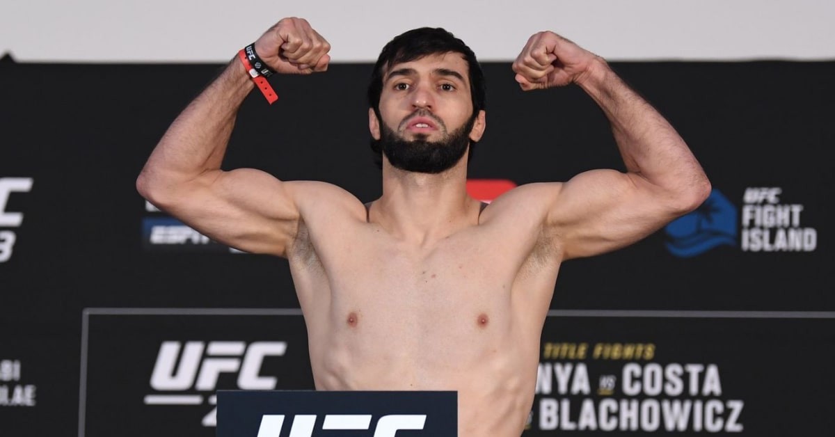 Zubaira Tukhugov weighs in for UFC event