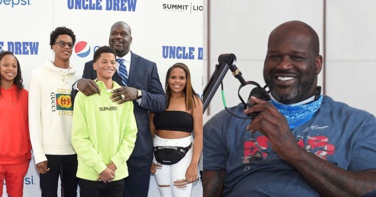 Shaquille O'Neal and his children