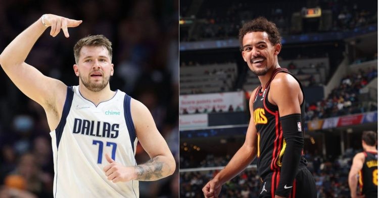Luka Doncic and Trae Young