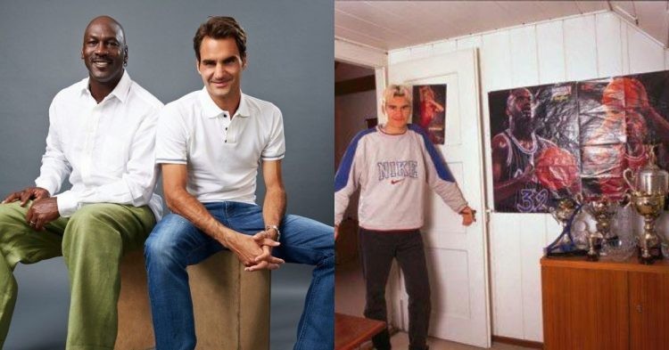 Roger Federer and Michael Jordan