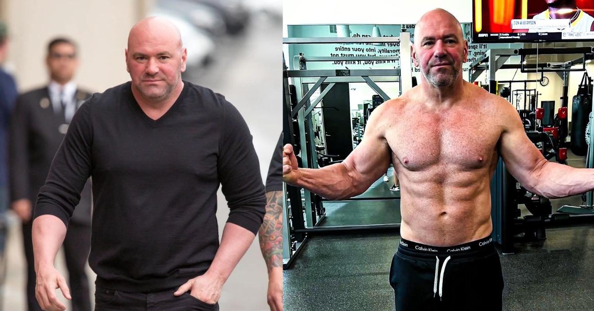 Dana White shows off his new physique