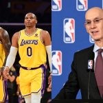 The LA Lakers and NBA Commissioner Adam Silver