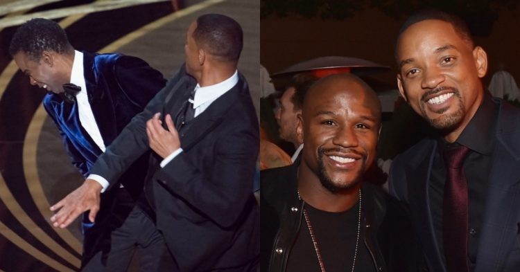 Floyd Mayweather with Will Smith