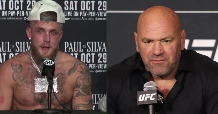 Jake Paul calls out Dana White after beating Anderson Silva