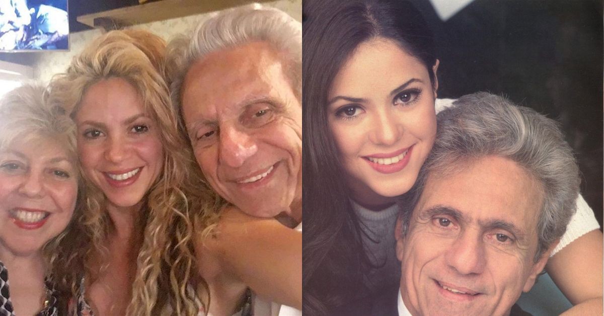 Shakira and her parents