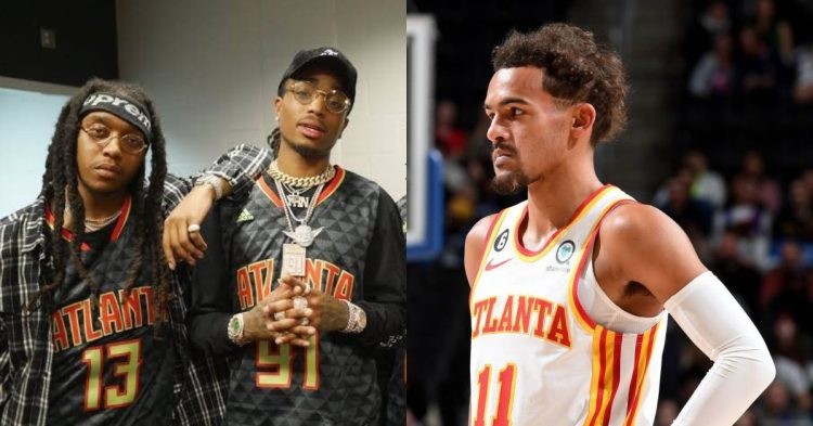 Takeoff with Quavo and Trae Young