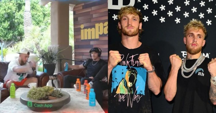 Jake Paul gets into an altercation with Logan Paul